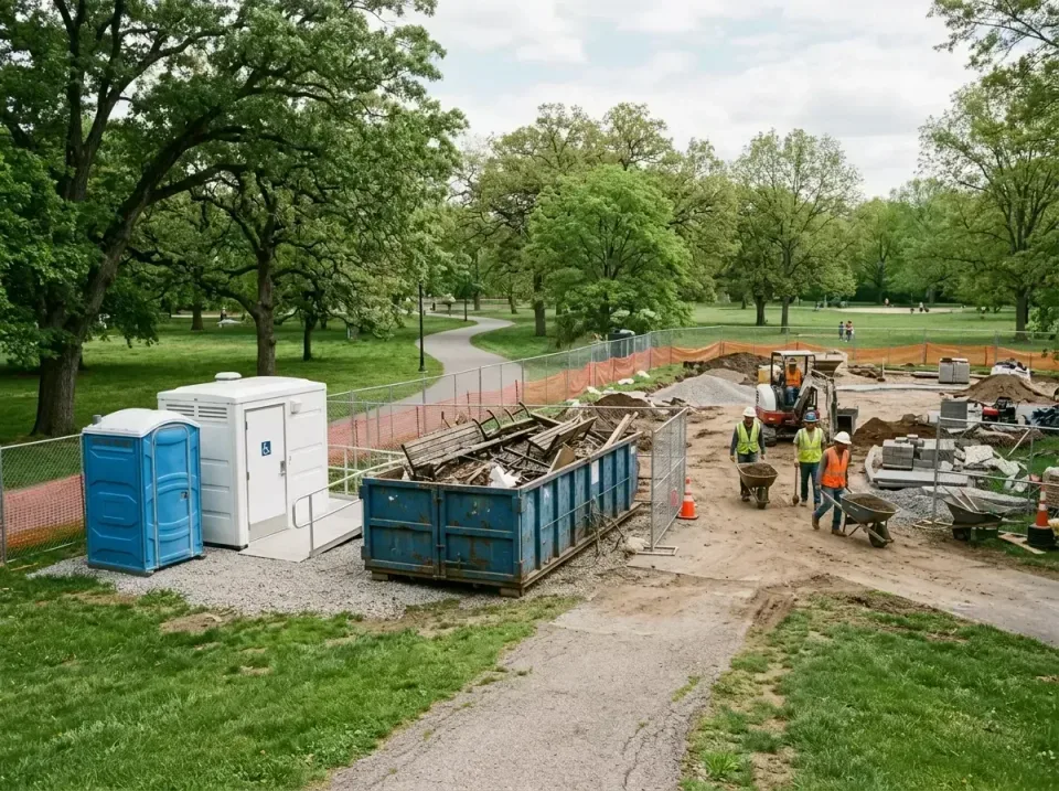public-park-renovation-project-006 — recent job completion, Portable Bathroom & Dumpster Rental in Loomis, CA